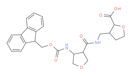 3-({[4-({[(9H-fluoren-9-yl)methoxy]carbonyl}amino)oxolan-3-yl]formamido}methyl)oxolane-2-carboxylic acid