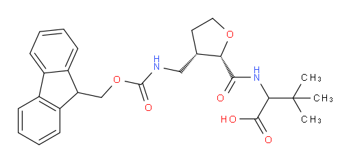 rac-2-{[(2R,3R)-3-[({[(9H-fluoren-9-yl)methoxy]carbonyl}amino)methyl]oxolan-2-yl]formamido}-3,3-dimethylbutanoic acid