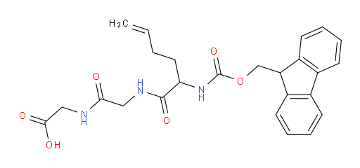 2-{2-[2-({[(9H-fluoren-9-yl)methoxy]carbonyl}amino)hex-5-enamido]acetamido}acetic acid