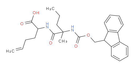 2-[2-({[(9H-fluoren-9-yl)methoxy]carbonyl}amino)-2-methylpentanamido]hex-5-enoic acid