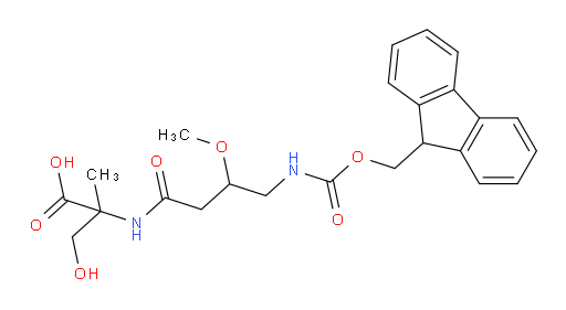 2-[4-({[(9H-fluoren-9-yl)methoxy]carbonyl}amino)-3-methoxybutanamido]-3-hydroxy-2-methylpropanoic acid