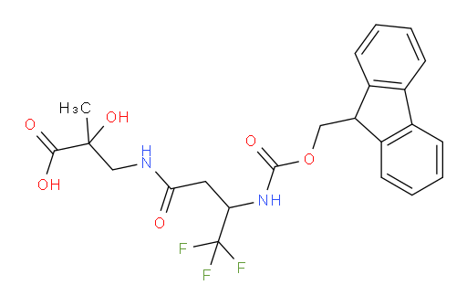 3-[3-({[(9H-fluoren-9-yl)methoxy]carbonyl}amino)-4,4,4-trifluorobutanamido]-2-hydroxy-2-methylpropanoic acid
