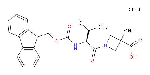 1-[(2S)-2-({[(9H-fluoren-9-yl)methoxy]carbonyl}amino)-3-methylbutanoyl]-3-methylazetidine-3-carboxylic acid