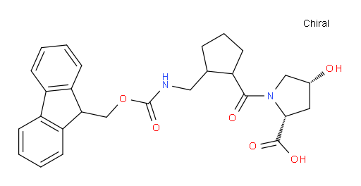 (2R,4R)-1-{2-[({[(9H-fluoren-9-yl)methoxy]carbonyl}amino)methyl]cyclopentanecarbonyl}-4-hydroxypyrrolidine-2-carboxylic acid