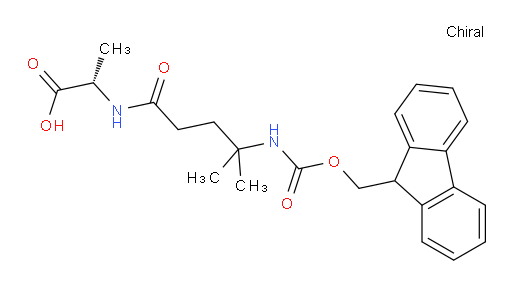 (2S)-2-[4-({[(9H-fluoren-9-yl)methoxy]carbonyl}amino)-4-methylpentanamido]propanoic acid