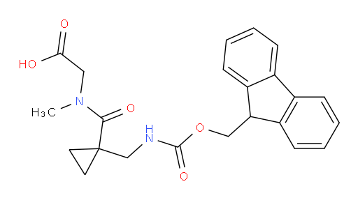 2-(1-{1-[({[(9H-fluoren-9-yl)methoxy]carbonyl}amino)methyl]cyclopropyl}-N-methylformamido)acetic acid
