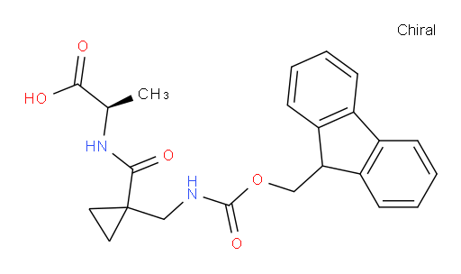(2R)-2-({1-[({[(9H-fluoren-9-yl)methoxy]carbonyl}amino)methyl]cyclopropyl}formamido)propanoic acid