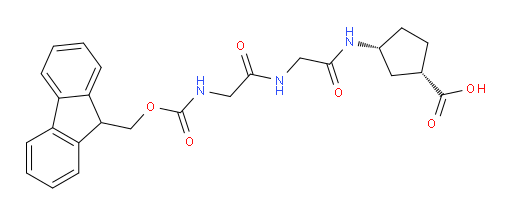 rac-(1R,3S)-3-{2-[2-({[(9H-fluoren-9-yl)methoxy]carbonyl}amino)acetamido]acetamido}cyclopentane-1-carboxylic acid