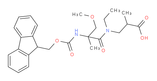 3-[N-ethyl-2-({[(9H-fluoren-9-yl)methoxy]carbonyl}amino)-2-(methoxymethyl)propanamido]-2-methylpropanoic acid
