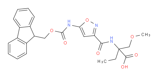 2-{[5-({[(9H-fluoren-9-yl)methoxy]carbonyl}amino)-1,2-oxazol-3-yl]formamido}-2-(methoxymethyl)butanoic acid