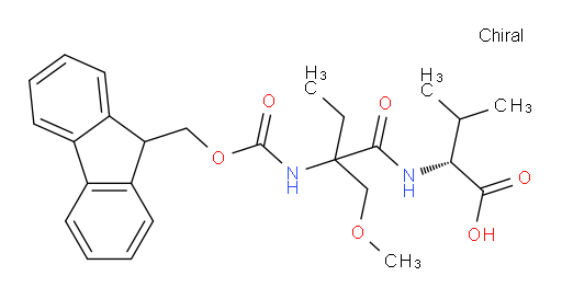 (2R)-2-[2-({[(9H-fluoren-9-yl)methoxy]carbonyl}amino)-2-(methoxymethyl)butanamido]-3-methylbutanoic acid