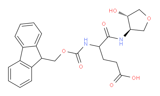 rac-4-({[(9H-fluoren-9-yl)methoxy]carbonyl}amino)-4-{[(3R,4S)-4-hydroxyoxolan-3-yl]carbamoyl}butanoic acid