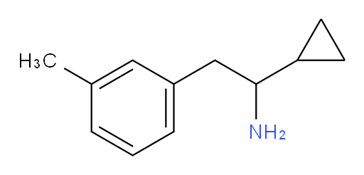 1-cyclopropyl-2-(3-methylphenyl)ethan-1-amine