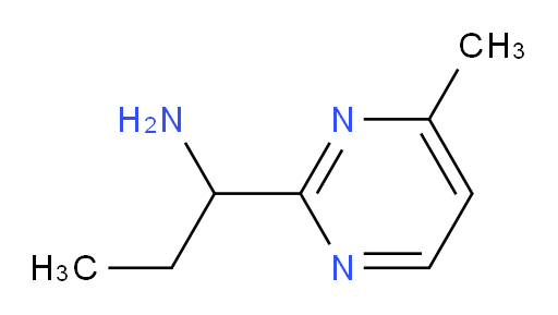 1-(4-methylpyrimidin-2-yl)propan-1-amine