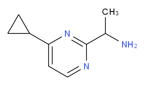 1-(4-cyclopropylpyrimidin-2-yl)ethan-1-amine
