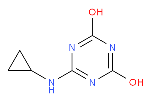 6-(cyclopropylamino)-1,3,5-triazine-2,4-diol
