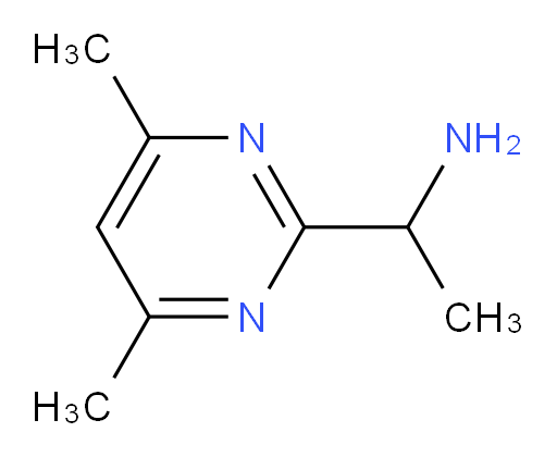 1-(4,6-dimethylpyrimidin-2-yl)ethan-1-amine
