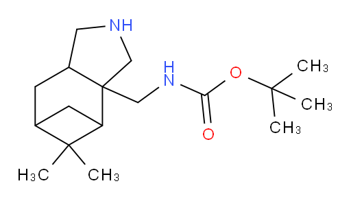 tert-butyl N-({9,9-dimethyl-4-azatricyclo[6.1.1.0,2,6]decan-2-yl}methyl)carbamate