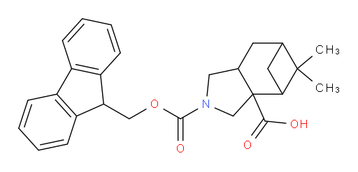 4-{[(9H-fluoren-9-yl)methoxy]carbonyl}-9,9-dimethyl-4-azatricyclo[6.1.1.0,2,6]decane-2-carboxylic acid