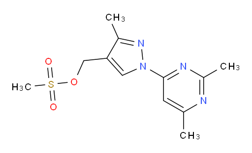 [1-(2,6-dimethylpyrimidin-4-yl)-3-methyl-1H-pyrazol-4-yl]methyl methanesulfonate