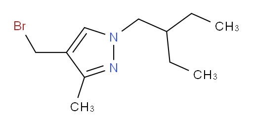 4-(bromomethyl)-1-(2-ethylbutyl)-3-methyl-1H-pyrazole