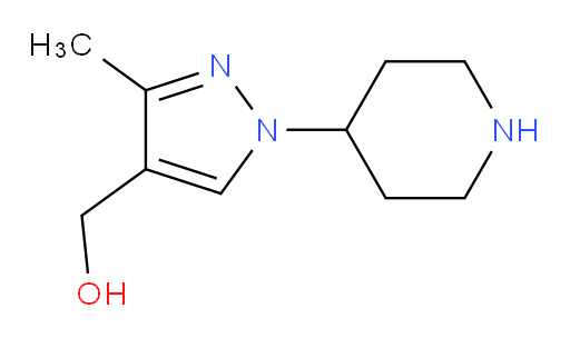 [3-methyl-1-(piperidin-4-yl)-1H-pyrazol-4-yl]methanol