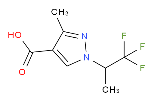 3-methyl-1-(1,1,1-trifluoropropan-2-yl)-1H-pyrazole-4-carboxylic acid