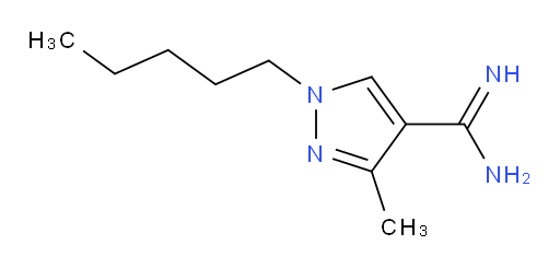 3-methyl-1-pentyl-1H-pyrazole-4-carboximidamide