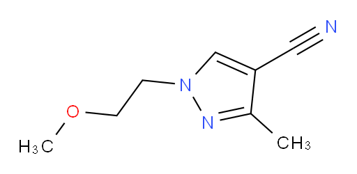 1-(2-methoxyethyl)-3-methyl-1H-pyrazole-4-carbonitrile
