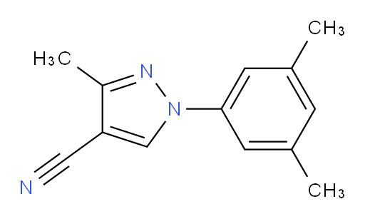 1-(3,5-dimethylphenyl)-3-methyl-1H-pyrazole-4-carbonitrile