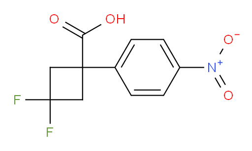 3,3-difluoro-1-(4-nitrophenyl)cyclobutane-1-carboxylic acid