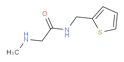 2-(methylamino)-N-[(thiophen-2-yl)methyl]acetamide