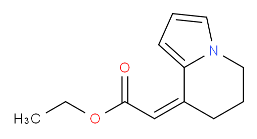 ethyl 2-[(8Z)-5,6,7,8-tetrahydroindolizin-8-ylidene]acetate