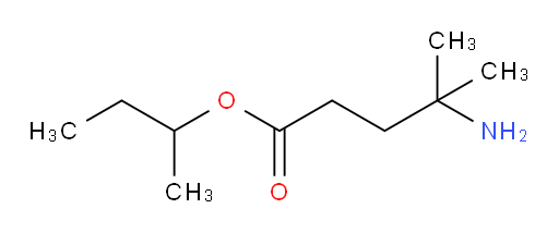 butan-2-yl 4-amino-4-methylpentanoate