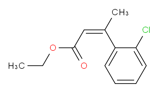 ethyl (2Z)-3-(2-chlorophenyl)but-2-enoate