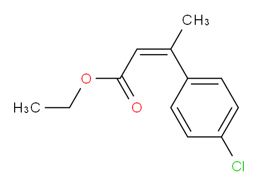 ethyl (2Z)-3-(4-chlorophenyl)but-2-enoate