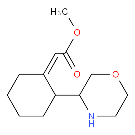 methyl 2-[(1Z)-2-(morpholin-3-yl)cyclohexylidene]acetate
