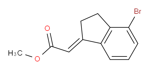 methyl 2-[(1E)-4-bromo-2,3-dihydro-1H-inden-1-ylidene]acetate