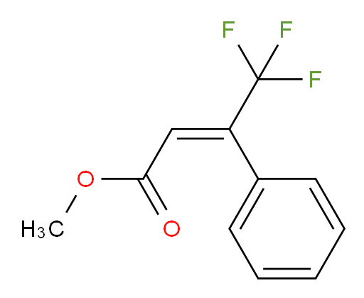 methyl (2E)-4,4,4-trifluoro-3-phenylbut-2-enoate