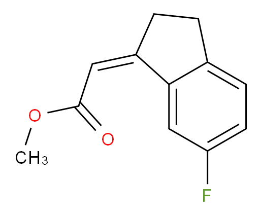methyl 2-[(1Z)-6-fluoro-2,3-dihydro-1H-inden-1-ylidene]acetate