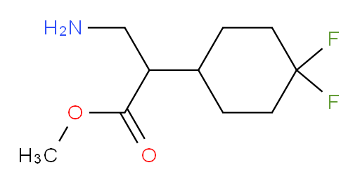 methyl 3-amino-2-(4,4-difluorocyclohexyl)propanoate