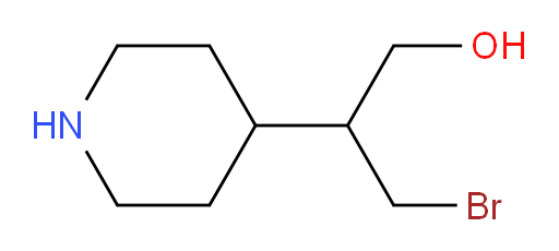 3-bromo-2-(piperidin-4-yl)propan-1-ol