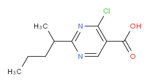 4-chloro-2-(pentan-2-yl)pyrimidine-5-carboxylic acid