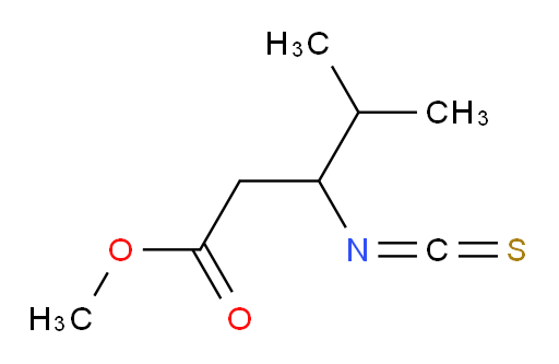 methyl 3-isothiocyanato-4-methylpentanoate