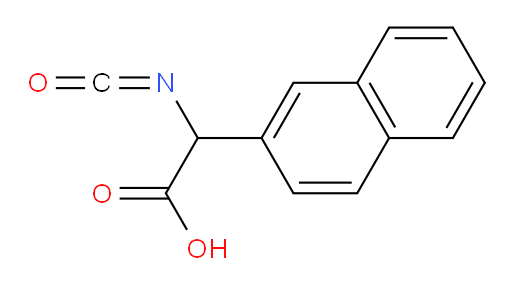 2-isocyanato-2-(naphthalen-2-yl)acetic acid