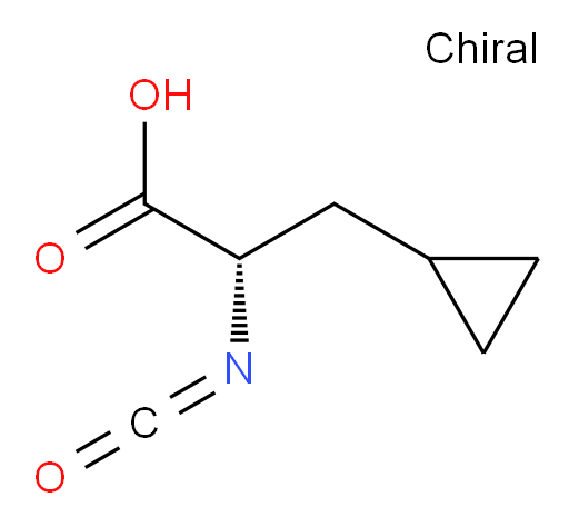 (2S)-3-cyclopropyl-2-isocyanatopropanoic acid