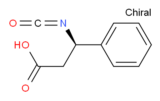 (3R)-3-isocyanato-3-phenylpropanoic acid