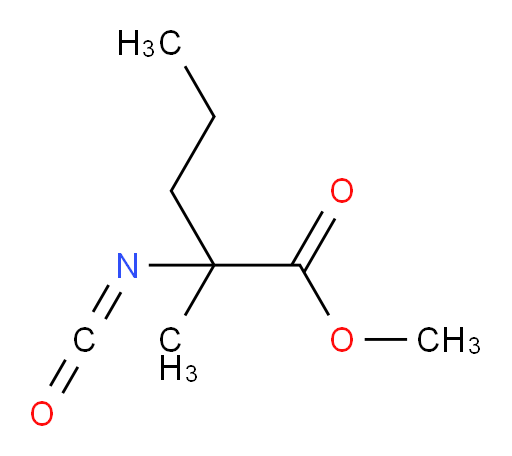 methyl 2-isocyanato-2-methylpentanoate