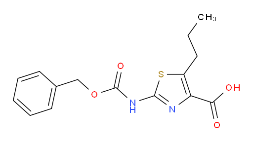 2-{[(benzyloxy)carbonyl]amino}-5-propyl-1,3-thiazole-4-carboxylic acid