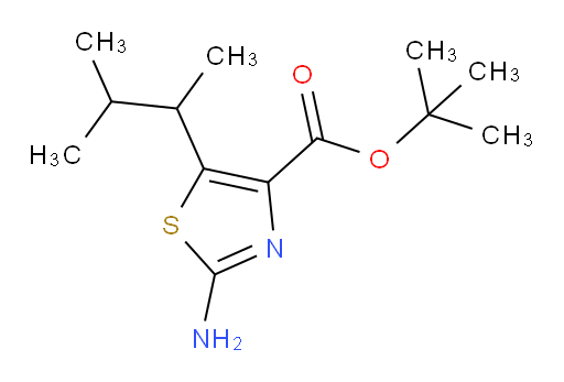 tert-butyl 2-amino-5-(3-methylbutan-2-yl)-1,3-thiazole-4-carboxylate